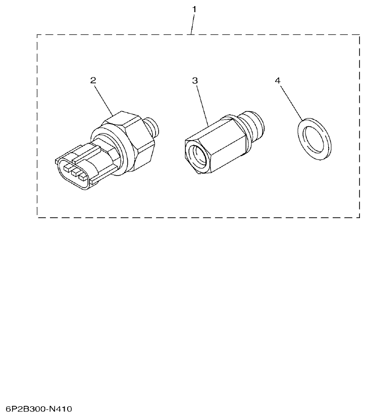 Yamaha F150DET, FL150DET OPTIONAL PARTS 5 parts diagram